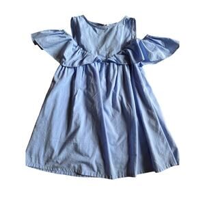 Zara Girls 7 Cold Shoulder Dress